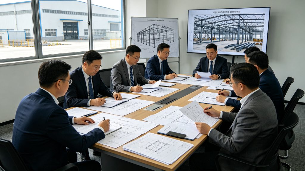 钢结构厂房项目招标评审与合同技术交底