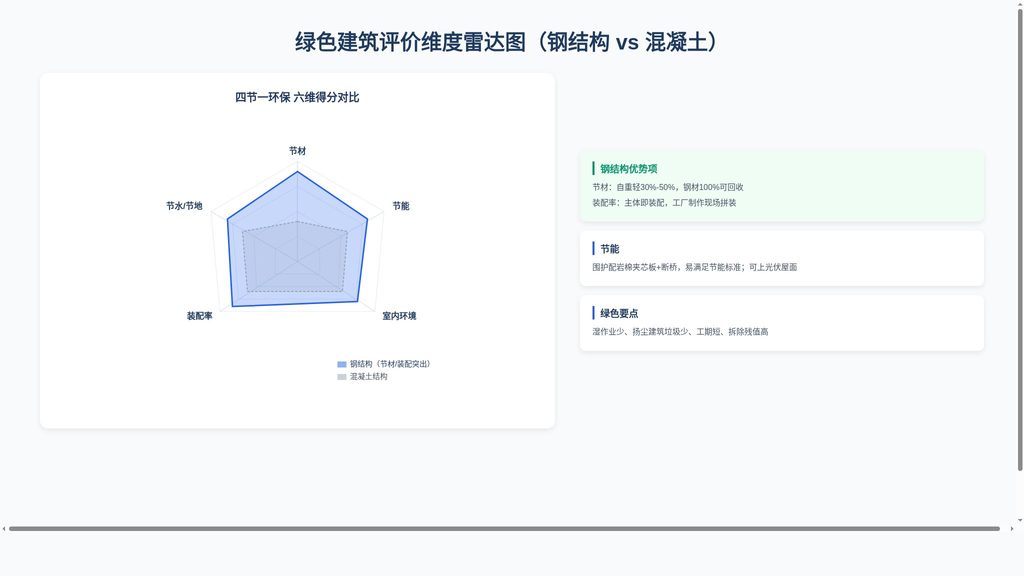 钢结构装配式评分构成示意,主体结构、围护、内装、管线四部分加权